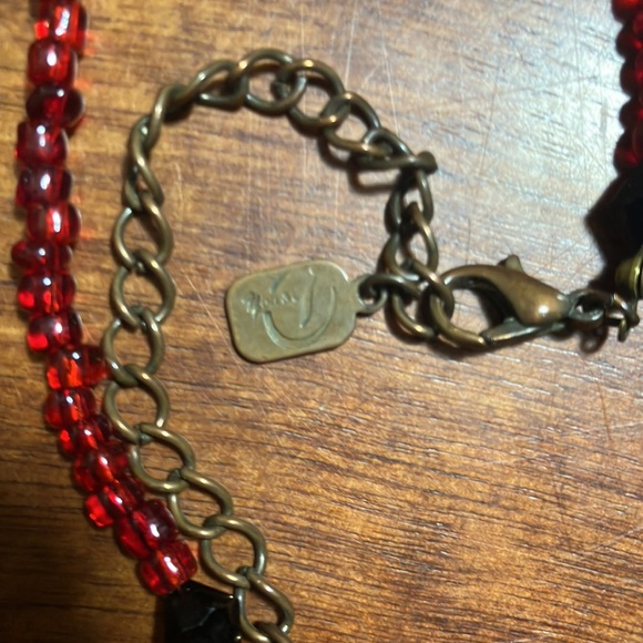 You and I Glass Bead Necklace - Picture 2 of 3